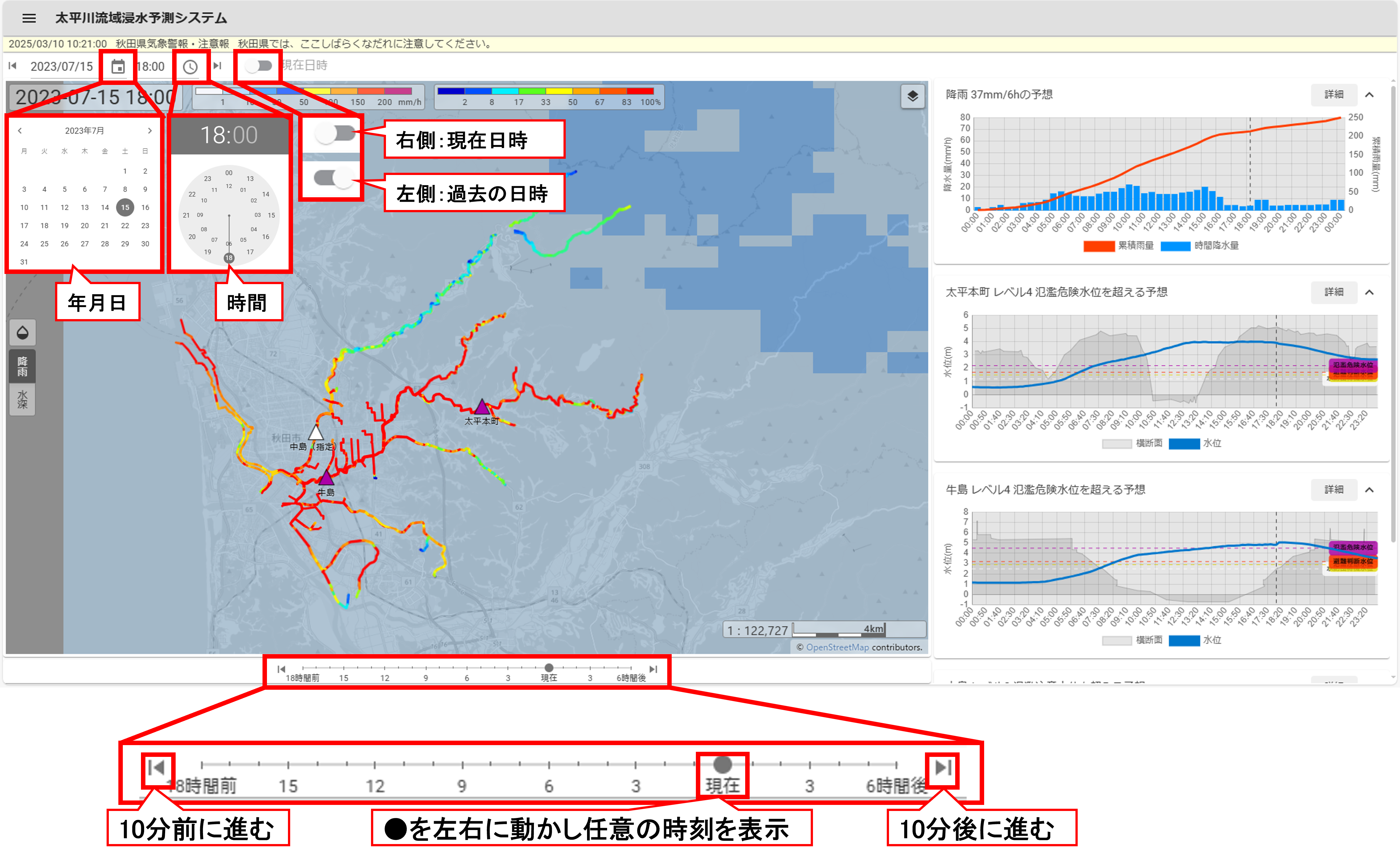 過去データ確認